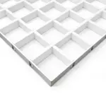 Потолок Грильято GL15 120x120 белый в ИнтерПром