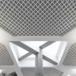 Потолок Грильято GL15 120x120 белый, ИнтерПром
